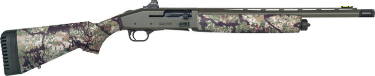 MOSSBERG 940 TURKEY 12GA 18.5IN BARREL 4RD VENT RIB HIVIZ FIBER OPTIC FRONT SIGHT PRO SERIES ENHANCED INTERNAL PARTS KIT OPTICS READY WITH HOLOSUN HS507K X2 INSTALLED CERAKOTE PATRIOT BROWN TALO 85175