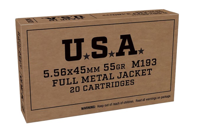 Winchester Ammo SG556W Service Grade  5.56 NATO 55 gr Full Metal Jacket (FMJ) 20