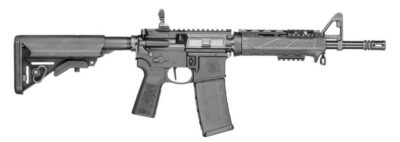 SMITH & WESSON M&P 15 SBR 5.56 11.5″BBL, DROP IN HG, FIXED A2 FRONT, FLIP UP REAR 1-30RD MAG