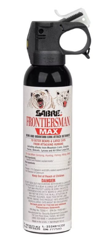 SABRE 9.2 OZ BEAR & MOUNTAIN LION SPRAY        FBADX-06