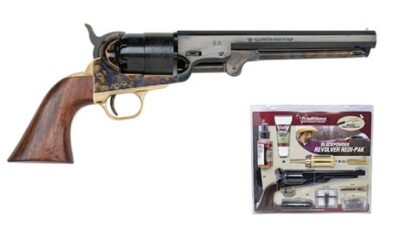 Traditions 1851 Navy Redi-Pak / Walnut / Steel 7.5” Blued Barrel