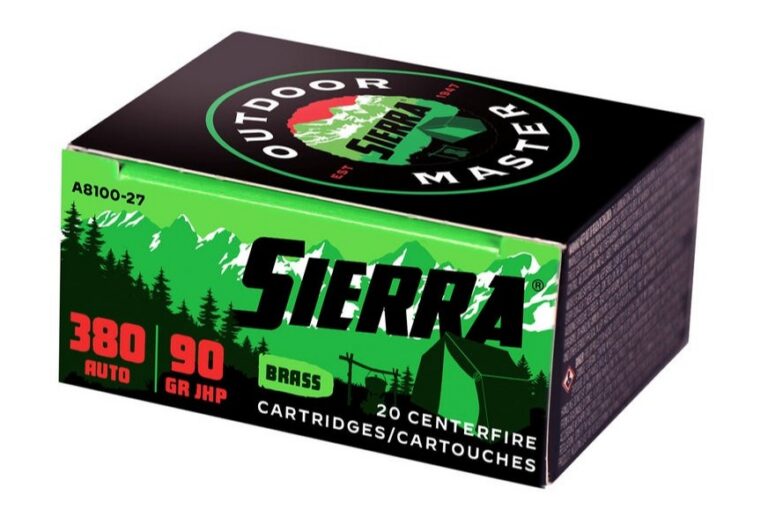 SIE OUTDOOR MASTER 380ACP 90GR JHP 20/10