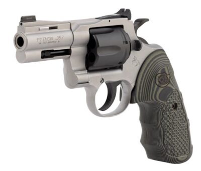 COLT TWO-TONE PYTHON 357 MAG 3IN BARREL FLUTED 6RD MATTE BLUED CYLINDER MATTE STAINLESS FRAME PYTHON-TTM3NS TALO