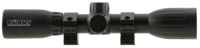 Konus 7350 KonusFire  Matte Black 4x32mm 1″ Tube 30/30 Reticle Includes Mounting Rings