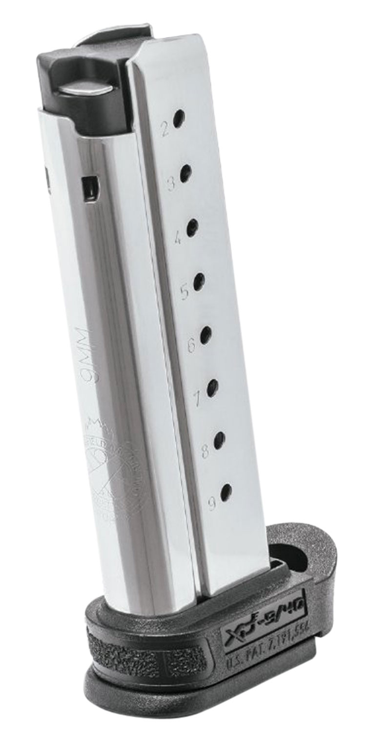 Springfield Armory XDE09091 XD-E 9rd Detachable w/Extended Sleeve 9mm Luger Stainless Steel
