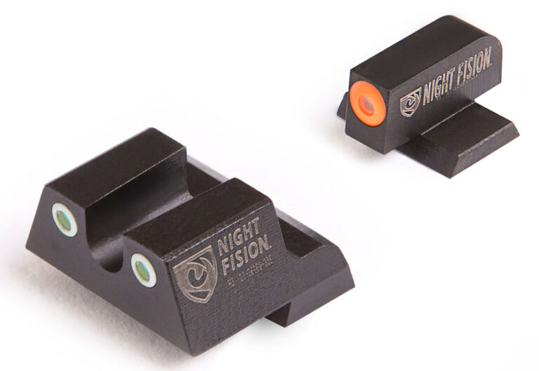 Night Fision CNK027007OGW Night Sight Set Square Front/U-Notch Rear Century Cani