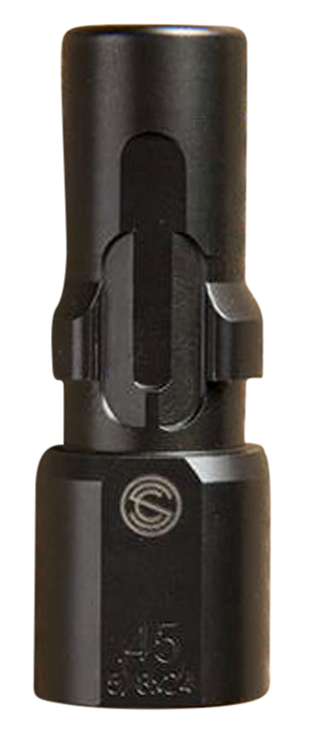 SilencerCo AC2603 3-Lug Muzzle Device 45 ACP 5/8"-24 Threads Black