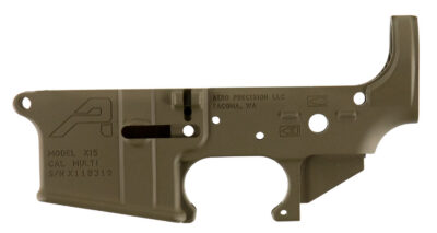 Aero Precision APAR501302C Gen 2 Receiver Multi-Caliber Flat Dark Earth Cerakote Finish 7075-T6 Aluminum Material with Mil-Spec Dimensions for AR-15