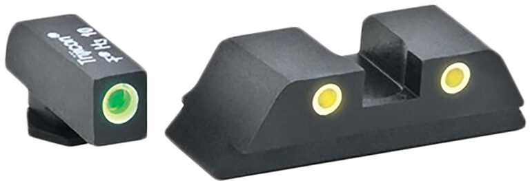 AmeriGlo GL5115 Classic 3 Dot Night Sight Fits Glock 17/19/19x/26/34 Gen5 Tritiu