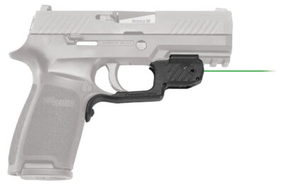 Crimson Trace 0177801 Laserguard  Fits Sig P320 (Except Subcompact)/M17/M18, Green Laser Black Polymer