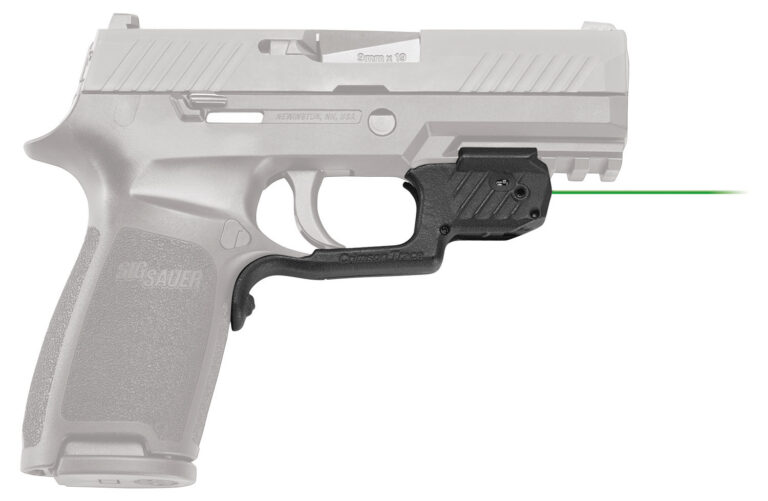 Crimson Trace 0177801 Laserguard  Fits Sig P320 (Except Subcompact)/M17/M18, Green Laser Black Polymer
