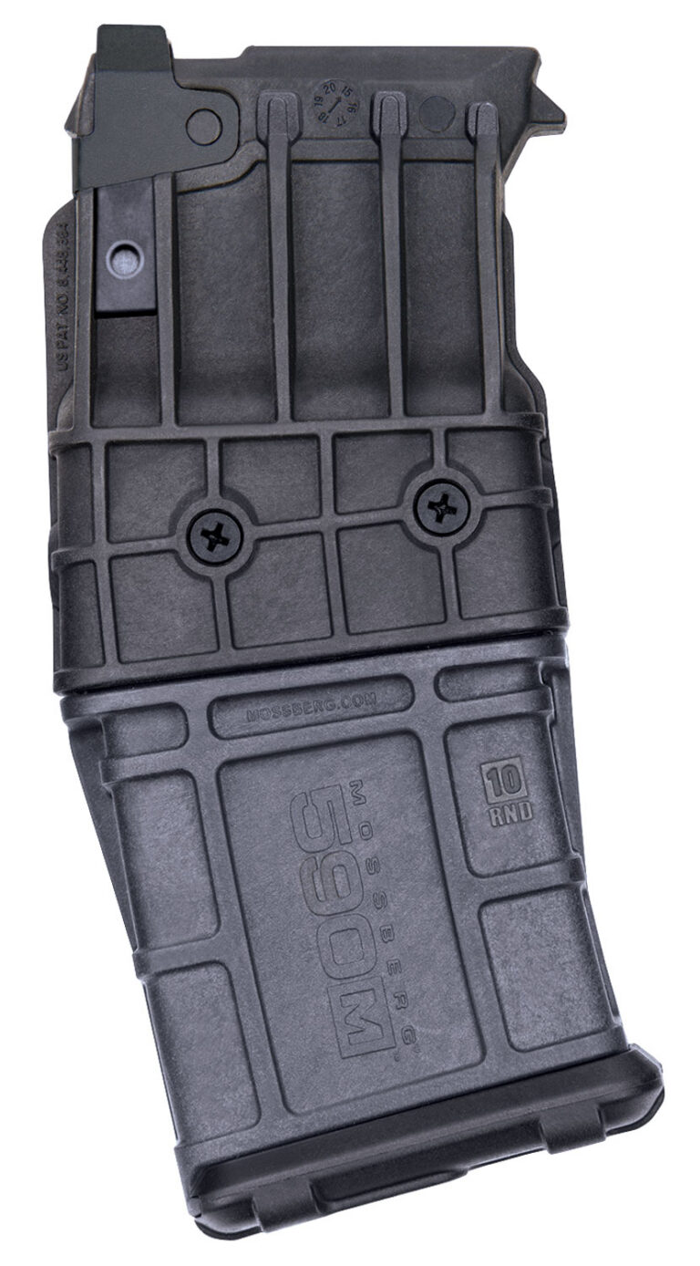 Mossberg 95138 590M 10rd Double Stack 12 Gauge Black Polymer (2.75" Shotshell Only)