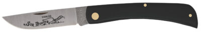 Case 00092 Working Sod Buster 3.70″ Skinner Plain Synthetic Black Handle Folding