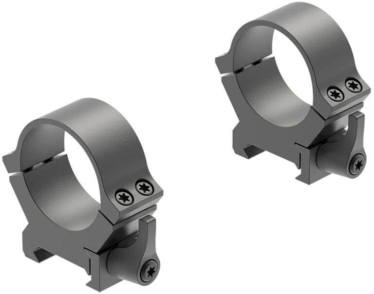 Leupold 174076 QRW2 Cross-Slot Scope Ring Set Matte Black Steel 30mm Tube Medium Quick Release Picatinny/Weaver