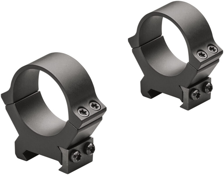 Leupold 174084 PRW2 Ring Set 30mm Diam Medium Steel Black Matte
