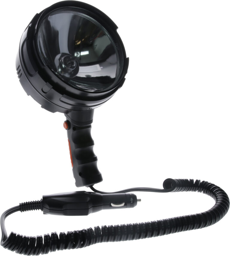 Cyclops Seeker Pro Spotlight Black 1500 Lumens 12V DC Car Plug w/ Red Filter