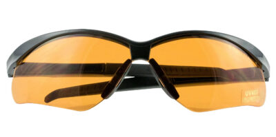 Walker’s GWPSGLAMB Sport Glasses Crosshair Adult Amber Lens Polycarbonate Black Frame