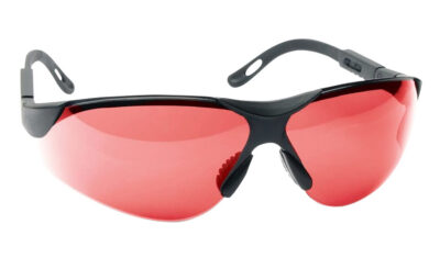 Walker’s GWPXSGLVER Sport Glasses Elite Adult Vermilion Lens Polycarbonate Black Frame