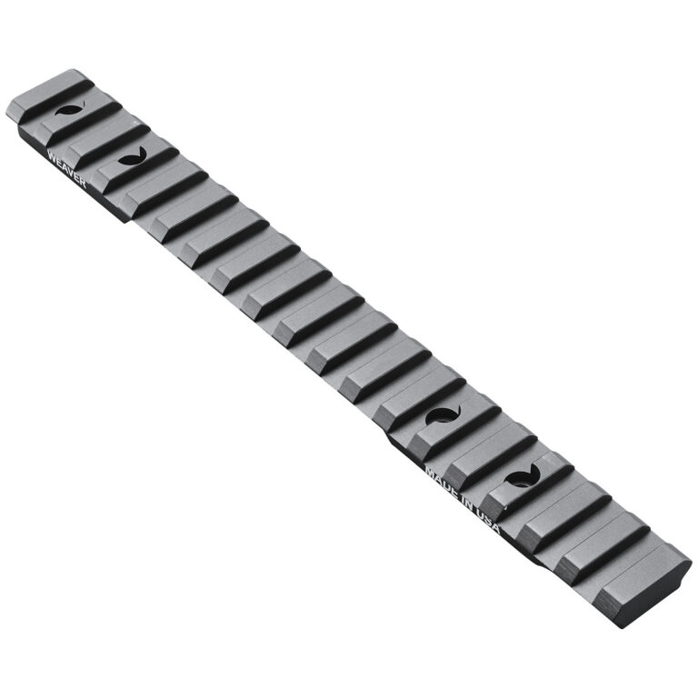 Weaver Mounts 99476 Multi-Slot Base  Extended Black Anodized Aluminum Fits Winchester XPR Long Action