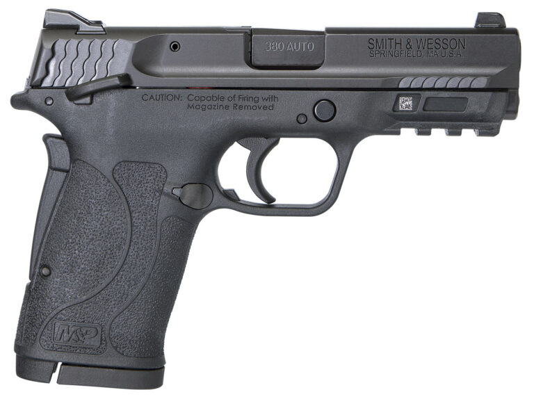 M&P 380 SHIELD EZ 380 ACP SEMI-AUTO HANDGUN M&P 380 SHIELD EZ M2.0 380 ACP 3.68'' BBL (2)8RD W/SAFETY BLK