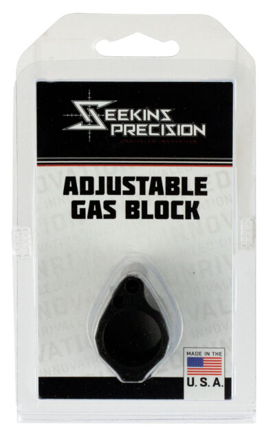 Seekins Precision 0011510031 Low Profile Adjustable Gas Block 1.37″ x .94″ Black