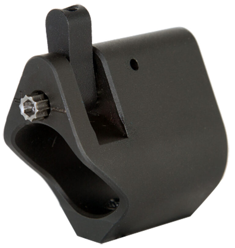 Seekins Precision 0011510067 Select Adjustable Gas Block .875" Steel Black Melonite