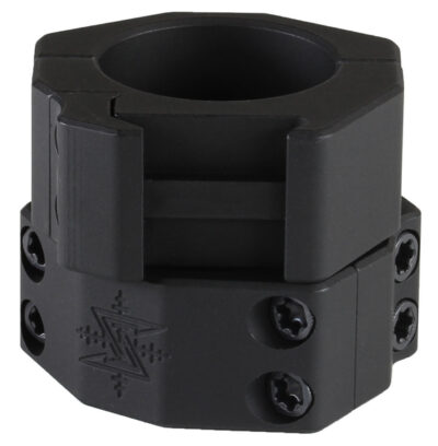 Seekins Precision 0010620006 30mm Scope Ring Set Low 7075 T6 Aluminum Black Hard