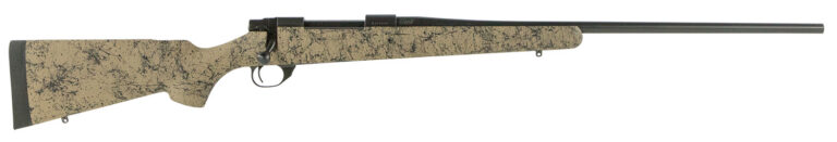 Howa HS Precision 30-06 Springfield 5+1 22" Tan w/Black Spider Webbing Fixed HS