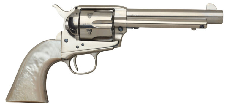 Taylors and Company 555114 1873 Cattleman 45 Colt (LC) 6 Round 5.50" Nickel Ivor