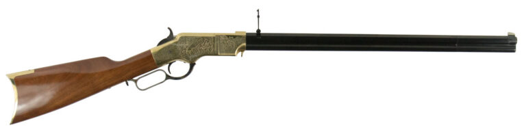 Taylors and Company 552883A 1860 Henry Brass Engraved 44-40 Win 13+1 24.25" Waln