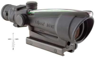 Trijicon 100161 ACOG  Black Hardcoat Anodized 3.5x35mm Illuminated Green Crosshair .308/7.62 BDC Reticle