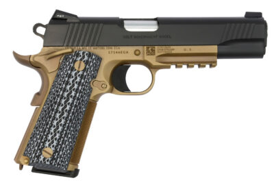 Colt Mfg O1070CQBFB 1911 Government 45 ACP 5″ 8+1 Flat Dark Earth Black Black G1