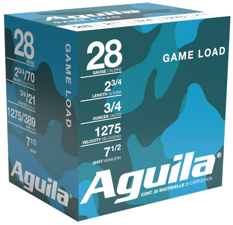 Aguila High Velocity Shotgun Game Load 28 ga. 2.75 in. 3/4 oz. 7.5 Shot 25 rd.