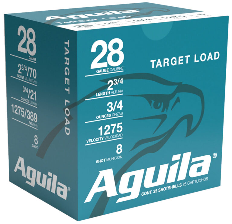 Aguila 1CHB2879 Sub-Gauge  28 Gauge 2.75" 3/4 oz 9 Shot 25 Bx/ 10 Cs