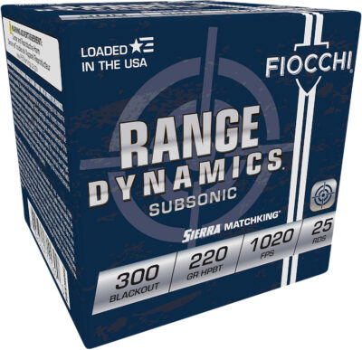 Fiocchi 300BLKMB Extrema  300 Blackout 220 gr Boat Tail Hollow Point (BTHP) 25 B