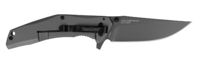 Kershaw 8300 DuoJet  3.25″ Folding Clip Point Plain Gray TiCN 8Cr13MoV SS Blade Gray TiCN Stainless Steel Handle Includes Pocket Clip