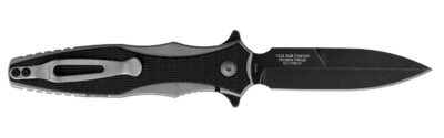 Kershaw 1559 Decimus  3.25″ Stainless Steel Black Oxide Spear Point Plain, Stain