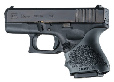 Hogue HandAll Beavertail Grip Sleeve Glock 26/27 Black