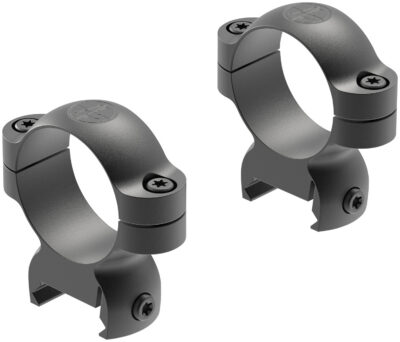 Leupold 120978 LRW Ring Set 30mm Diam High Steel Black Matte