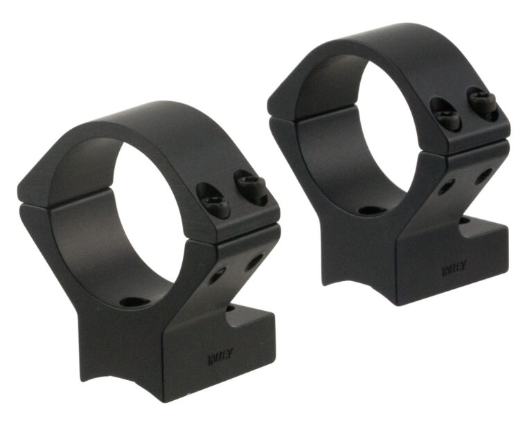 Talley 730735 Scope Mount/Ring Combo  Black Anodized 30mm Tube Fits X-Bolt Low Rings