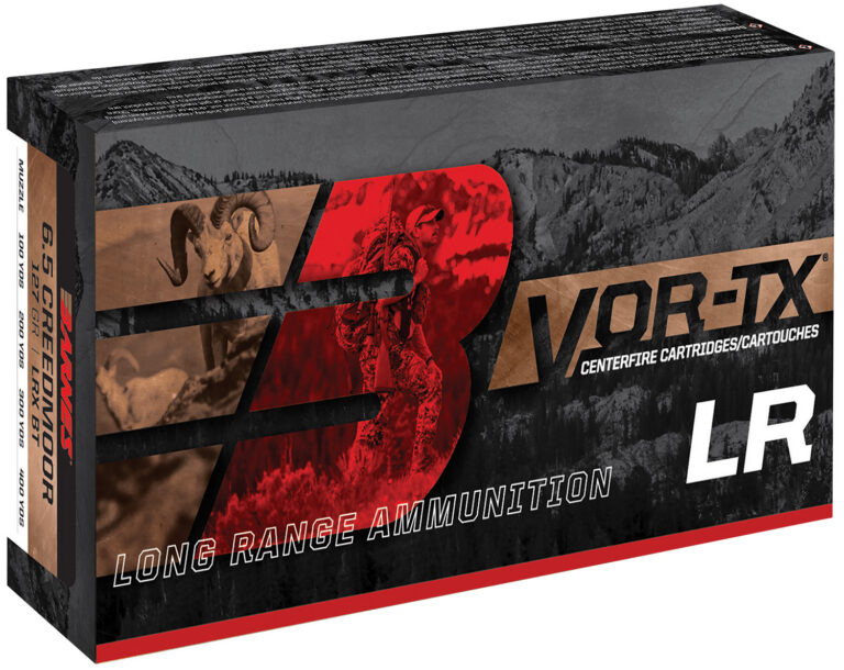 Barnes Bullets 30232 VOR-TX Long Range 6mmCreedmoor 95gr LRX Boat Tail 20 Per Box/10 Case