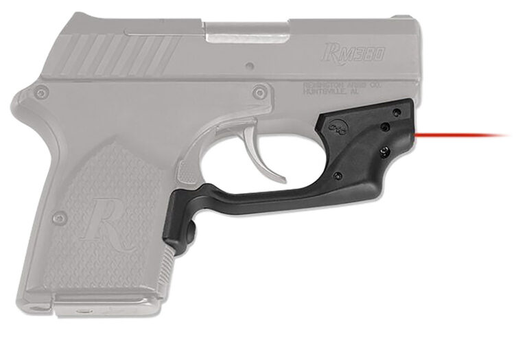 Crimson Trace 0145501 Laserguard  Remington RM380, Red Laser Black Polymer