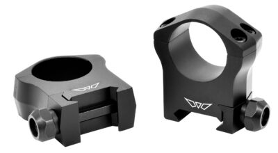 Warne Mountain Tech Scope Rings Matte Black 1 in. High