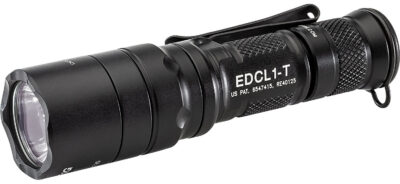 SureFire EDCL1T Everyday Carry Light 1  Black Anodized 5/500 Lumens White LED