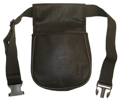Boyt Harness 23284 Classic Divided Shell Pouch 50 Rounds Black Leather 26″-50″