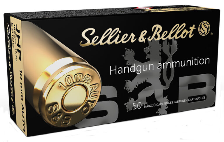 Sellier & Bellot SB10B Handgun 10mmAuto 180gr Jacketed Hollow Point 50 Per Box/20 Case
