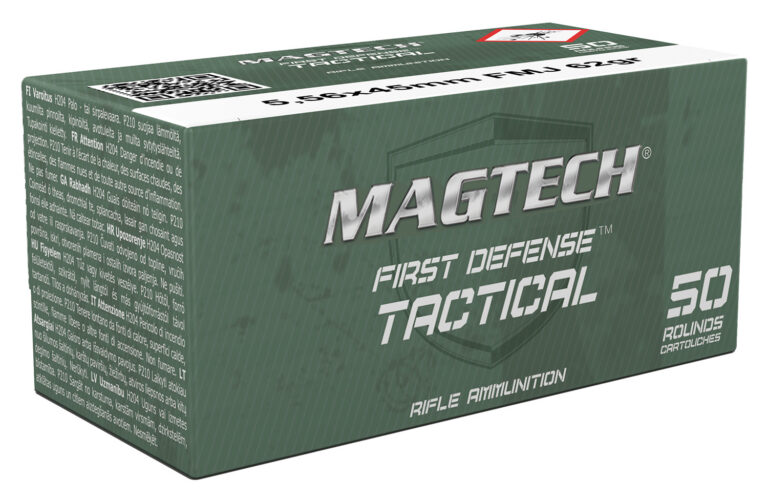 Magtech 556B First Defense Tactical 5.56x45mm 62 gr Full Metal Jacket (FMJ) 50 B