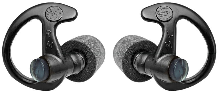 EP10 SONIC DEFENDERS ULTRA MAX EAR PLUGS EP10 SONIC DEFENDERS MEDIUM BLACK 1 PAIR
