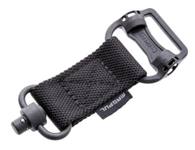 Magpul MAG519-BLK MS1/MS4 Sling Adapter made of Steel with Maganese Phosphate Black Finish, Polymer Hardware, Nylon 1.25″ Webbing & Two to One-Point Design for AR-15, M4, M16, AK-Platform & AKM