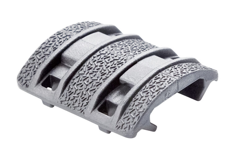 AR-15 PICATINNY XTM ENHANCED RAIL PANEL POLYMER XTM ENHANCED RAIL PANEL PICATINNY POLYMER 1.5'' GRAY 4/PK